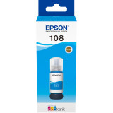 Bouteille d'encre Epson 108 cyan - Epson EcoTank d'origine (C13T09C24A)