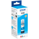 Bouteille d'encre Epson 108 cyan - Epson EcoTank d'origine (C13T09C24A)