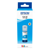 Bouteille d'encre Epson 112 cyan - Epson EcoTank d'origine (C13T06C24A)
