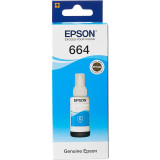 Bouteille d'encre Epson 664 C (T6642) cyan - Epson d'origine (C13T66424A)