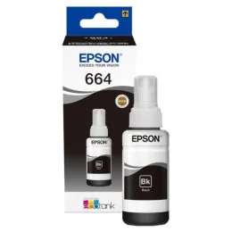EPSON 664 BK (T6641) NOIR - BOUTEILLE D'ENCRE EPSON D'ORIGINE (C13T66414A)