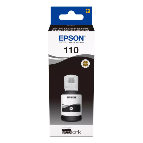 Bouteille d'encre Epson 110 noir - Epson d'origine (C13T03P14A)