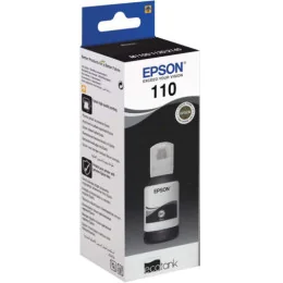 EPSON 110 NOIR - BOUTEILLE D'ENCRE EPSON D'ORIGINE (C13T03P14A)