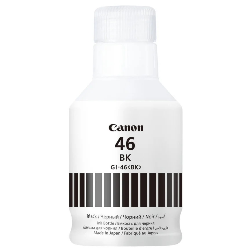 CANON GI-46PGBK NOIR - BOUTEILLE D'ENCRE CANON D'ORIGINE (4411C001AB)