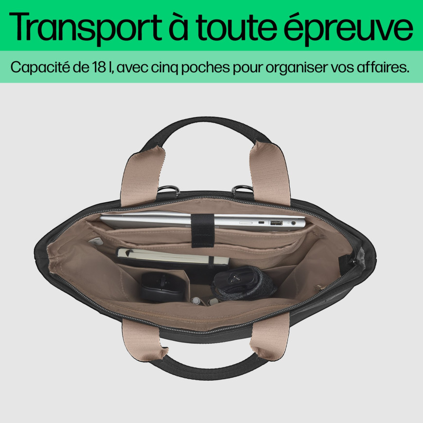 Sac forme sac à DOS HP pour PC portable 14" (9C2H0AA)