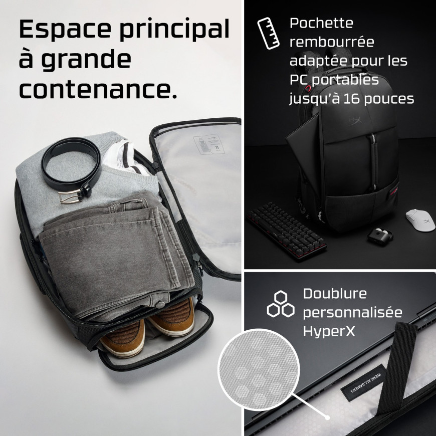 Sac à DOS HP HyperX knight 16" (8C525AA)