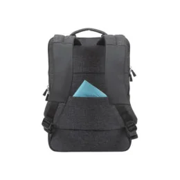  SAC À DOS RIVACASE 8861 NOIR MÉLANGE POUR ORDINATEURS PORTABLES 15