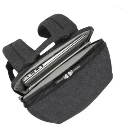  SAC À DOS RIVACASE 8861 NOIR MÉLANGE POUR ORDINATEURS PORTABLES 15