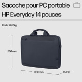 Sacoche professionnelle HP everyday 14" gris Odyssey (A08JSAA)