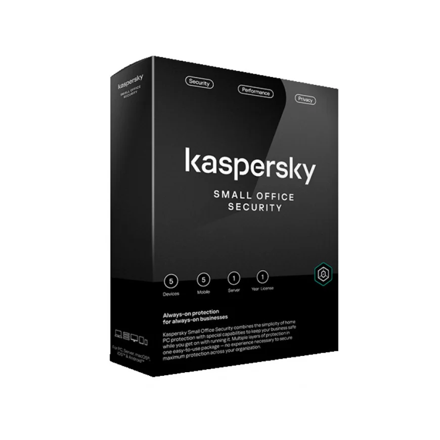 Kaspersky Small Office Security | 5 Postes / 1 Serveur (KL45418BEFS-23MAG)