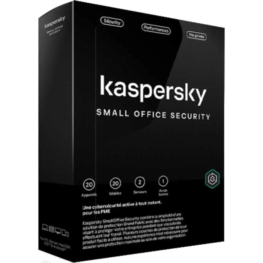 Kaspersky Small Office Security 20 postes 2 serveurs