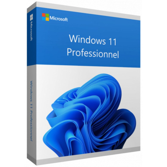 Microsoft Windows 11 Pro 64 bits Français - Licence originale (FQC-10532)