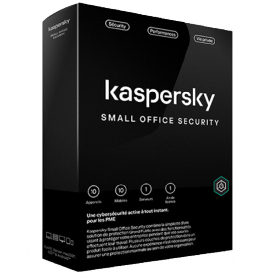 Kaspersky Small Office Security 10 postes 1 serveur