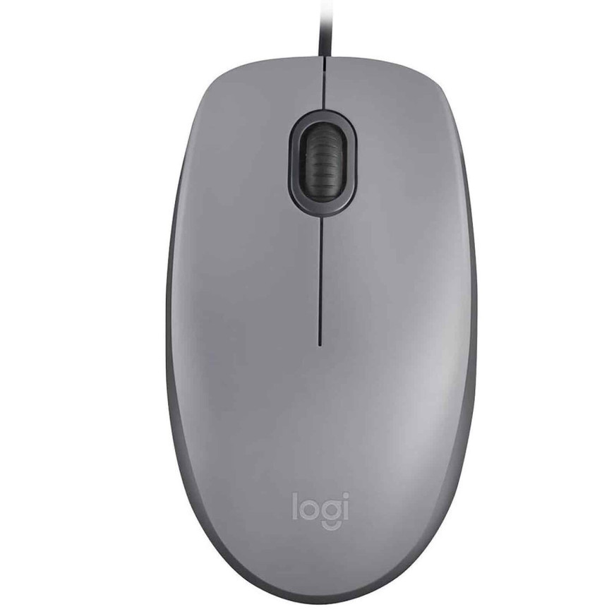 Souris filaire Logitech M110 Silent – Gris (910-006760)
