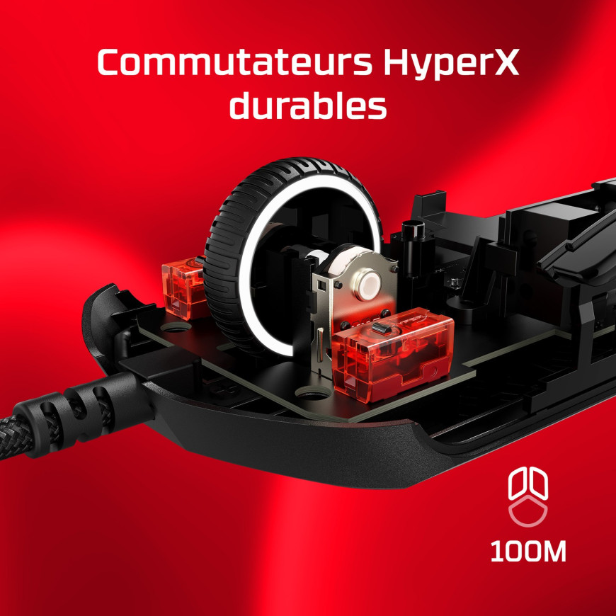 Souris de jeu filaire HyperX Pulsefire Haste 2 (6N0A7AA)