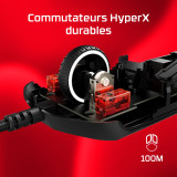 Souris de jeu filaire HyperX Pulsefire Haste 2 (6N0A7AA)