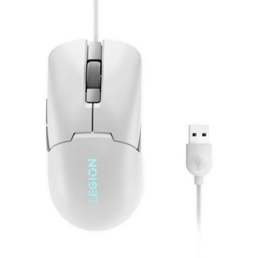 Souris de jeu Lenovo Legion M300s RGB&nbsp;- Glacier&nbsp;White (GY51H47351) - Souris avec fil - Rightech - le bon choix