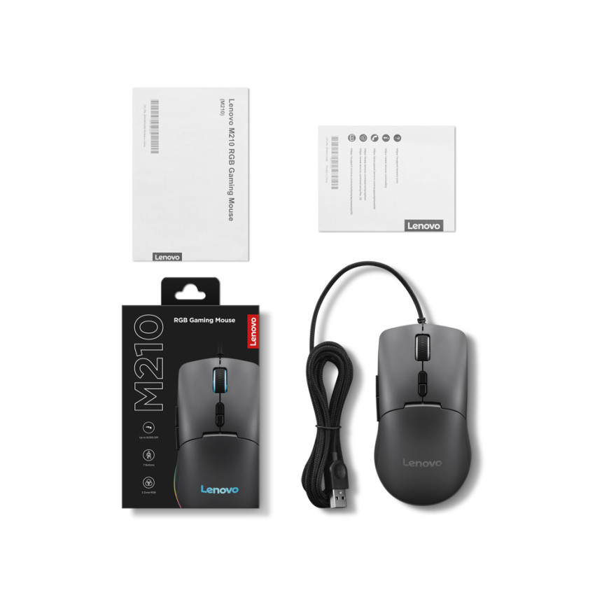 Souris de jeu Lenovo M210 RGB (GY51M74265)