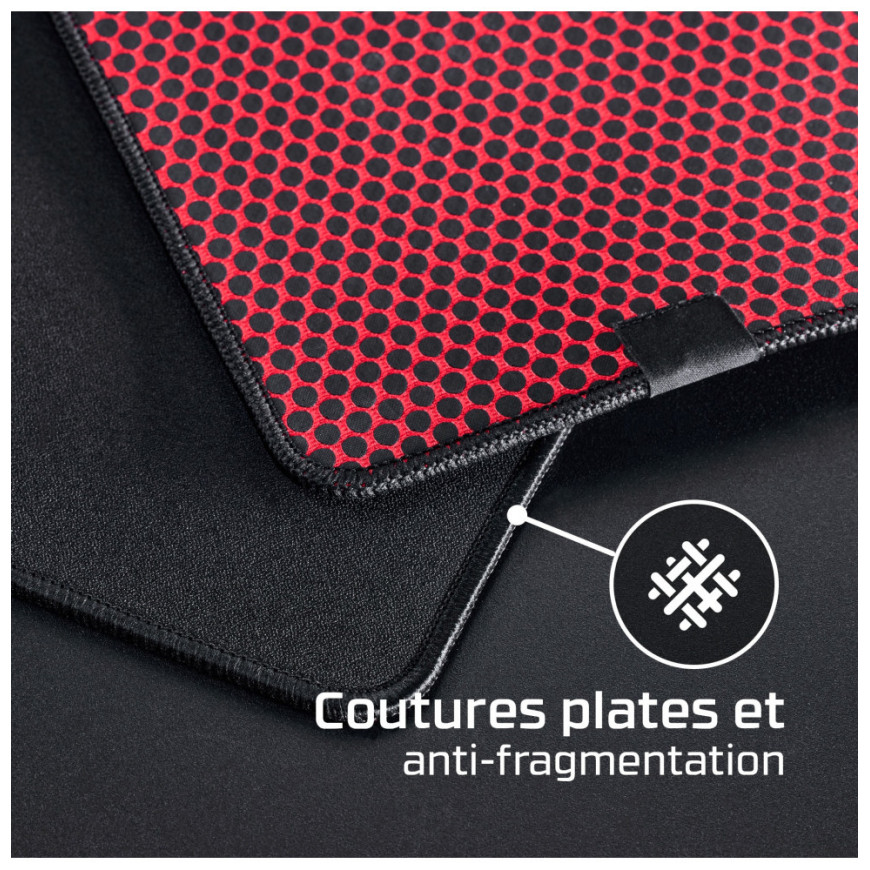 HyperX Tapis Pulsefire – Tapis de souris de gaming – Tissu (M) (4Z7X3AA)