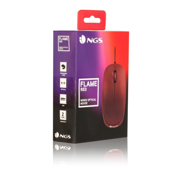 Souris filaire NGS Flame Rouge (FLAMERED)