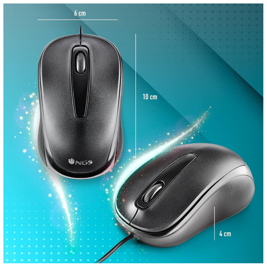 Souris filaire NGS 12000 DPI (EASYDELTA)