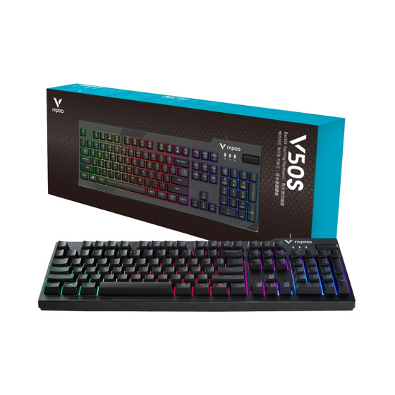 Clavier gaming rétroéclairé Rapoo V50S - AZERTY