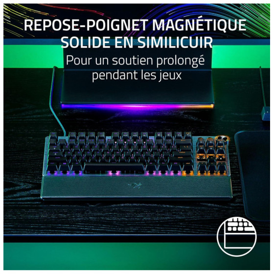 Clavier Gamer Razer Huntsman V3 Pro Tenkeyless usb - AZERTY (RZ03-04980500-R3F1)