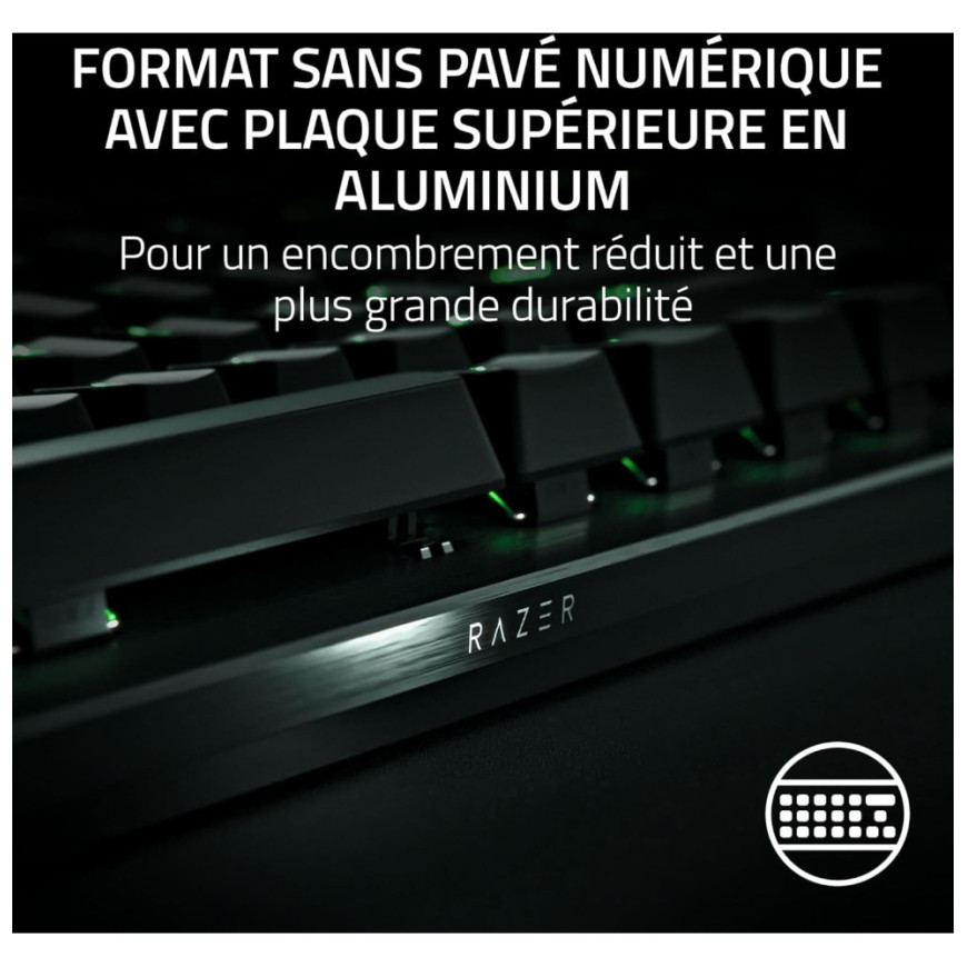 Clavier Gamer Razer Huntsman V3 Pro Tenkeyless usb - AZERTY (RZ03-04980500-R3F1)