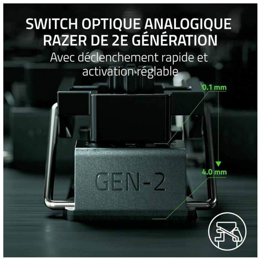 Clavier Gamer Razer Huntsman V3 Pro Tenkeyless usb - AZERTY (RZ03-04980500-R3F1)