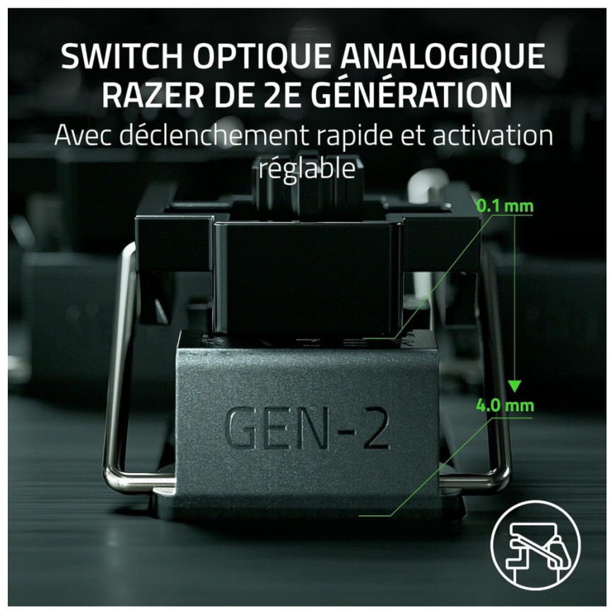 Clavier Gamer Razer Huntsman V3 Pro Mini USB - AZERTY (RZ03-04990500-R3F1)
