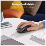 Souris sans fil Ugreen Design Ergonomique 2.4GHz - Noir (90545)