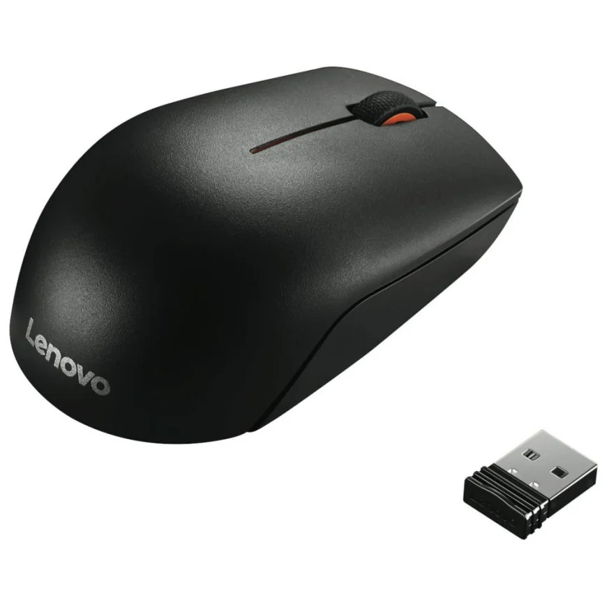 Souris sans fil USB Lenovo 300 Noir (GX30K79401)
