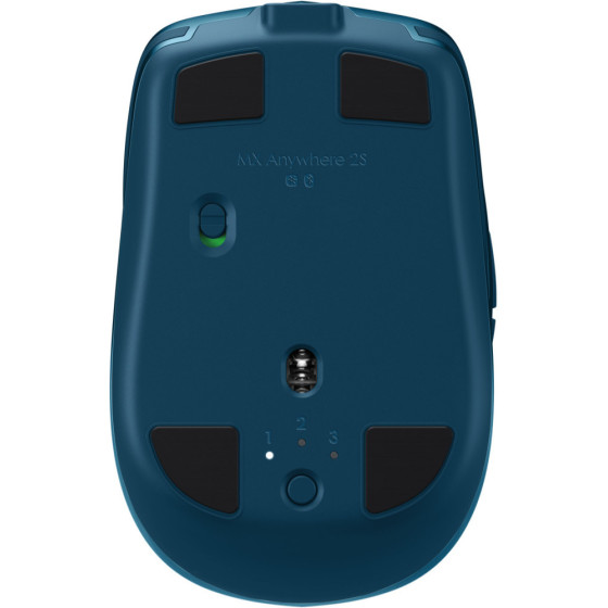 Souris sans fil Bluetooth Logitech MX ANYWHERE 2S Sarcelle de minuit (910-005154)