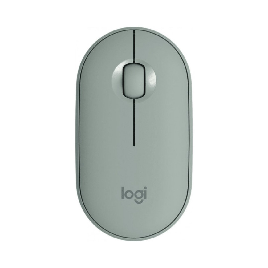Souris sans fil Bluetooth Logitech Pebble M350 Eucalyptus (910-005720)