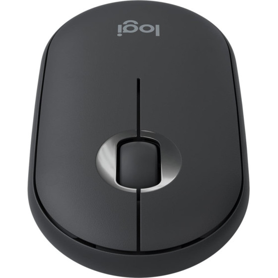 Souris sans fil Bluetooth Logitech Pebble M350 Graphite (910-005718)