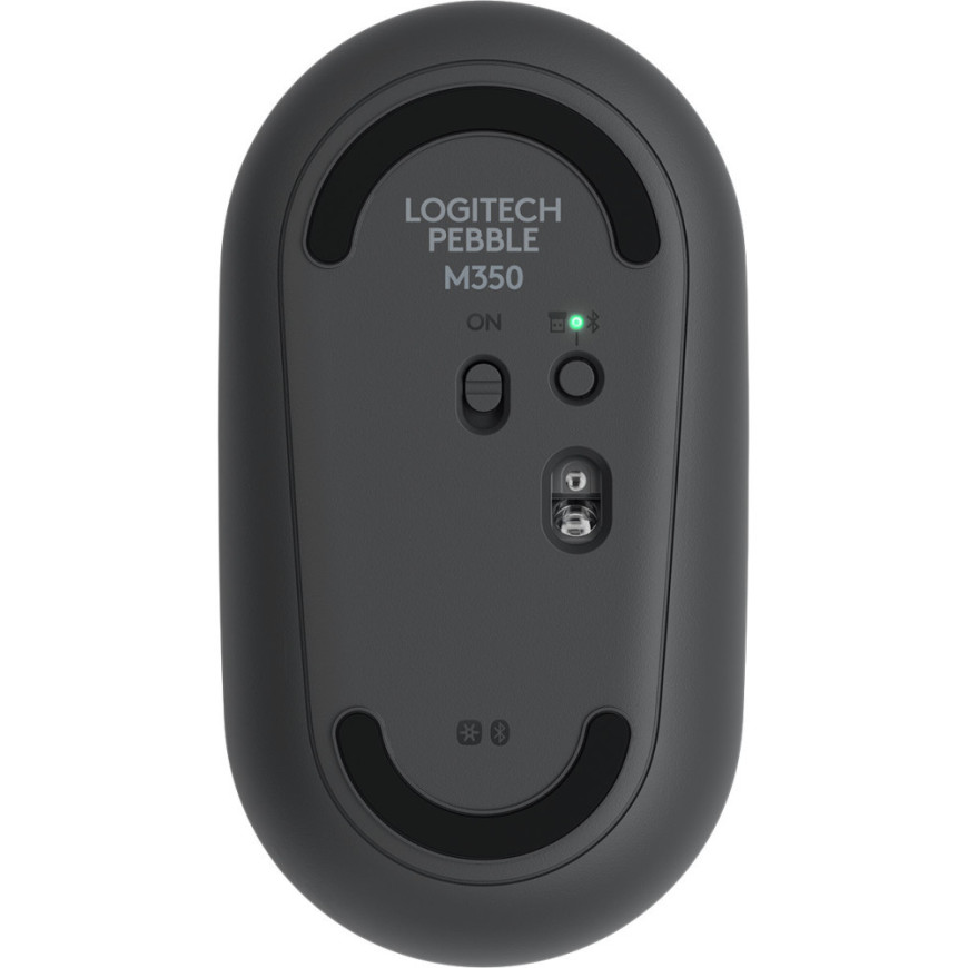 Souris sans fil Bluetooth Logitech Pebble M350 Graphite (910-005718)