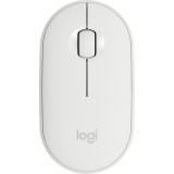 Souris sans fil Bluetooth Logitech Pebble M350 Blanc cassé (910-005716)