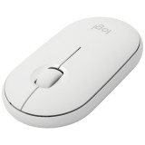Souris sans fil Bluetooth Logitech Pebble M350 Blanc cassé (910-005716)