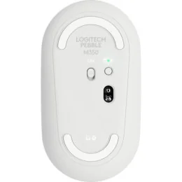  Souris sans fil Bluetooth Logitech Pebble M350 Blanc cassé (910-005716)