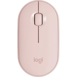 Souris sans fil Bluetooth Logitech Pebble M350 Rose (910-005717)