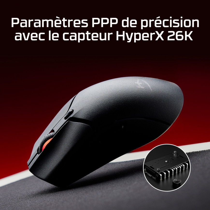 Souris gamer sans fil HyperX Pulsefire Haste 2 Mini (7D388AA)