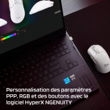 Souris gamer sans fil HyperX Pulsefire Haste 2 Mini (7D389AA)