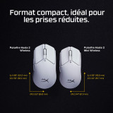 Souris gamer sans fil HyperX Pulsefire Haste 2 Mini (7D389AA)