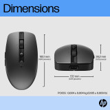 HP Souris silencieuse rechargeable 710 Souris silencieuse rechargeable HP 710 (6E6F2AA)