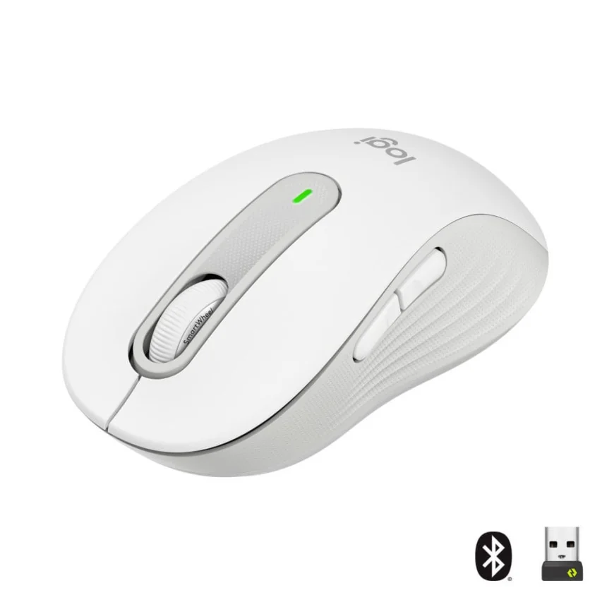 Logitech Signature M650 souris Droitier RF sans fil + Bluetooth Optique 2000 DPI (910-006255)