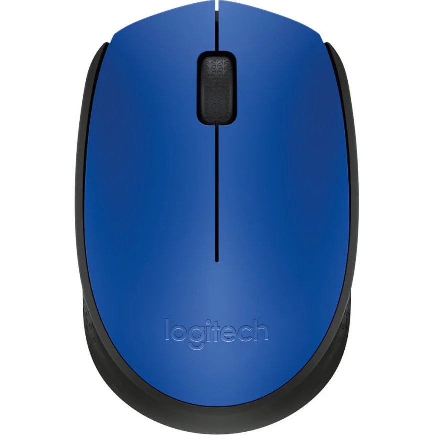 Souris sans fil Logitech M171 Bleu Noir (910-004640)