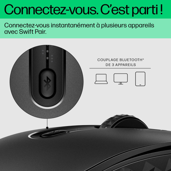 Souris sans fil Bluetooth HP 690 (7M1D4AA)