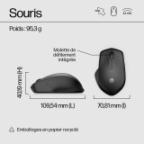 Souris sans fil silencieuse HP 280 (19U64AA)