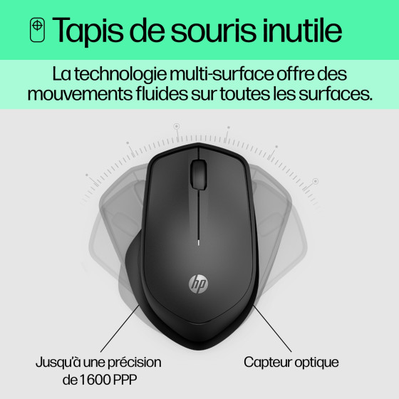 Souris sans fil silencieuse HP 280 (19U64AA)