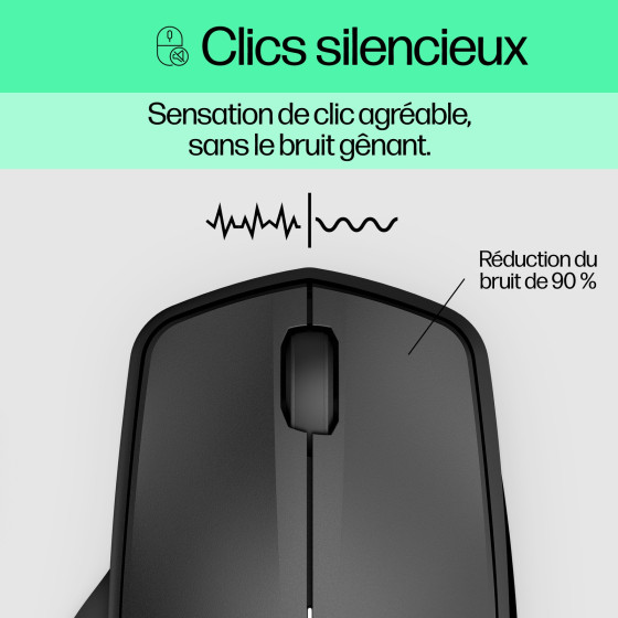 Souris sans fil silencieuse HP 280 (19U64AA)